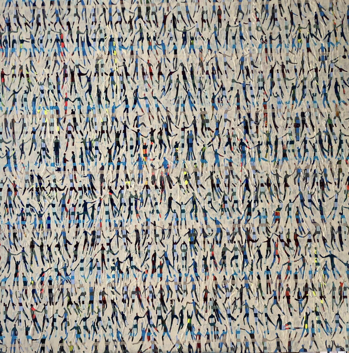 Together we are strong Silvia Strobos Original painting for sale