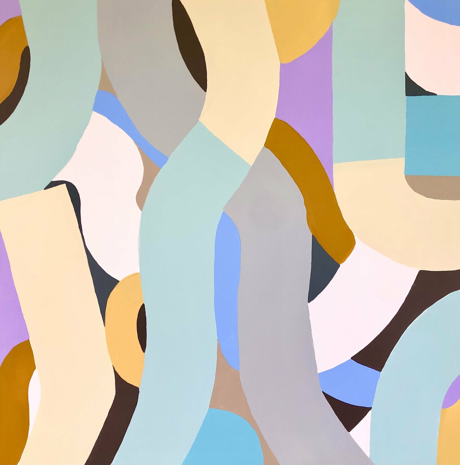 Larger than life Silvia Strobos Original painting for sale