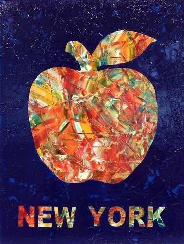 NEW YORK…the Big Apple  60x80 01-25-2 by Rudi Art Peters, Painting for Sale on Select