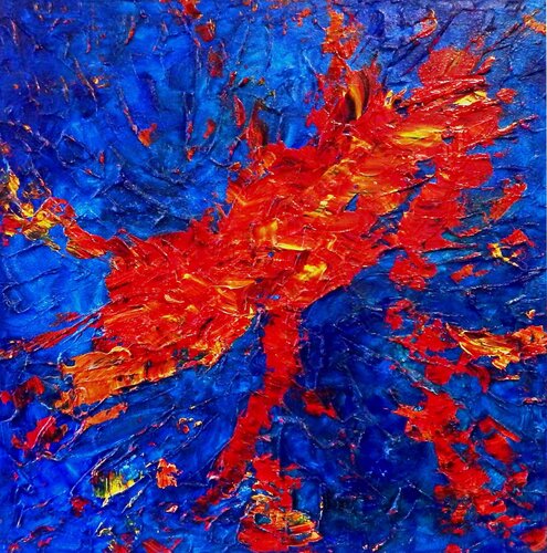 Vulkan Kilauea auf Hawaii 25-1-1 by Rudi Art Peters, Painting for Sale on Select