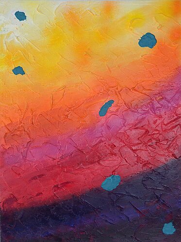 Ein neuer Tag kommt auf MADEIRA  25-6-8-1 by Rudi Art Peters, Painting for Sale on Select