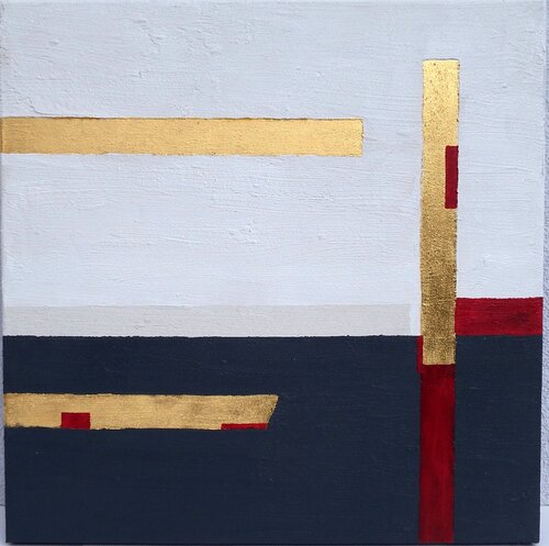 Gold 24 Karat Tag & Nacht 6 6 1 by Rudi Art Peters, Painting for Sale on Select