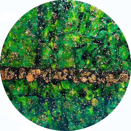 FOREST OF GOLD 25-88-12 by Rudi Art Peters, Painting for Sale on Select