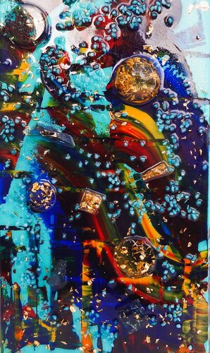 JARDINES DE LA REINA Riff 25 40 2 H by Rudi Art Peters, Painting for Sale on Select