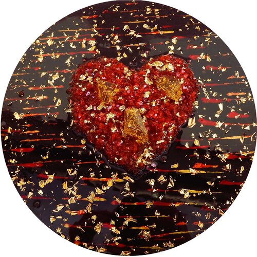 THE HEART FOR EVERY DAY  25-32-1-H by Rudi Art Peters, Painting for Sale on Select