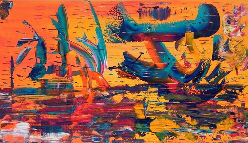 Korallenriff im  JARDINES DE LA REINA ... 18-4-7-12-1 by Rudi Art Peters, Painting for Sale on Select