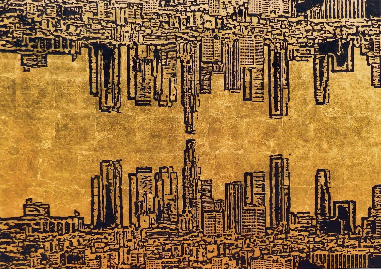 Los Angeles  25-100 140 Rudi Art Peters Original painting for sale