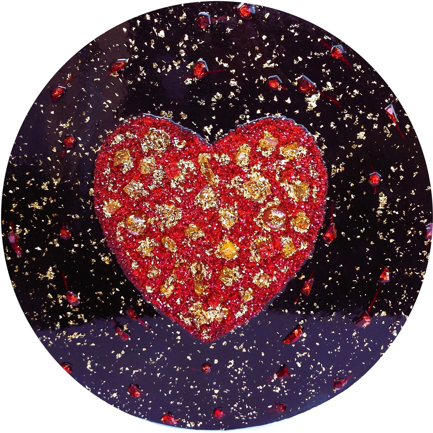 THE HEART FOR EVERY DAY  25-88-20 Rudi Art Peters Original painting for sale