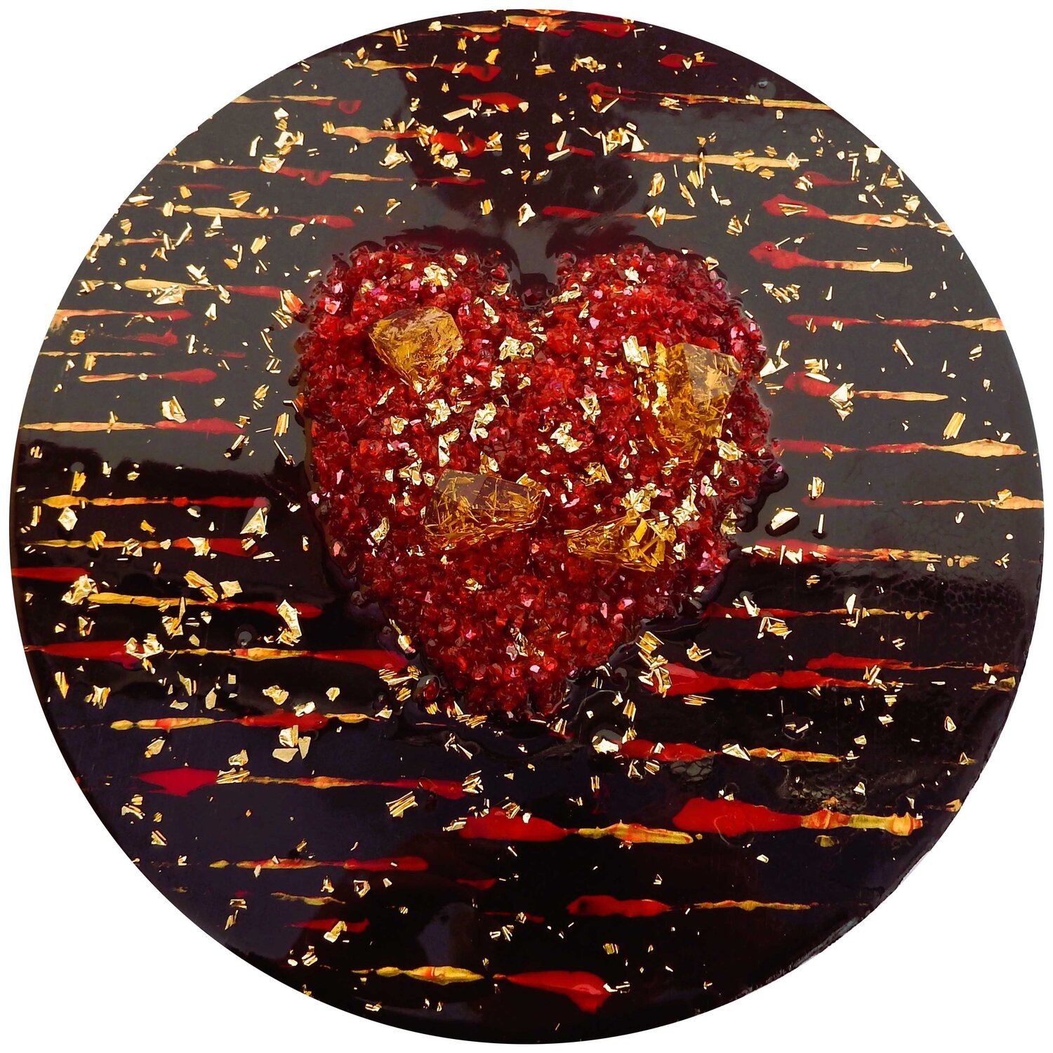 THE HEART FOR EVERY DAY  25-32-2-H Rudi Art Peters Original painting for sale