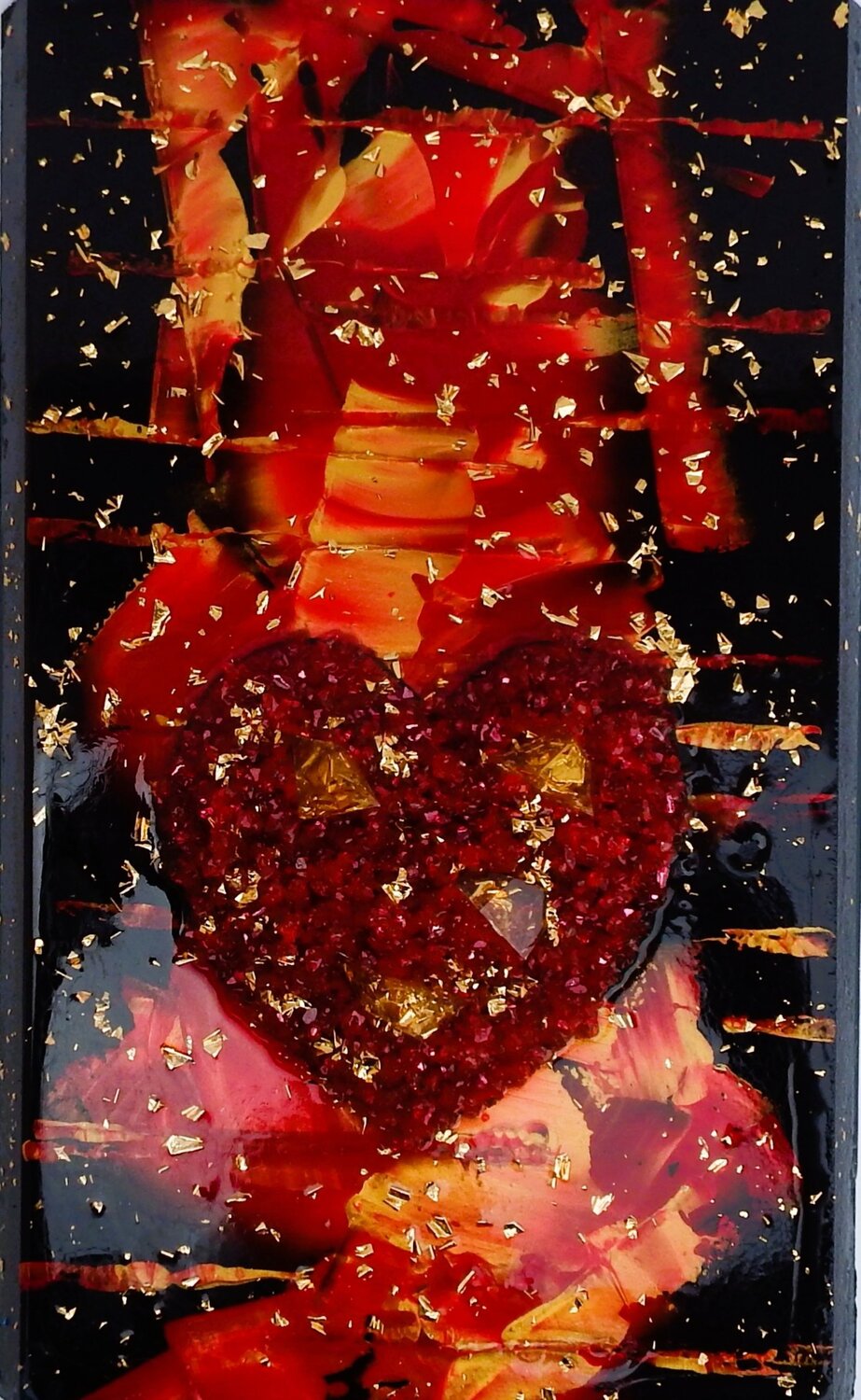 THE HEART FOR EVERY DAY  25-40-2 H Rudi Art Peters Original painting for sale