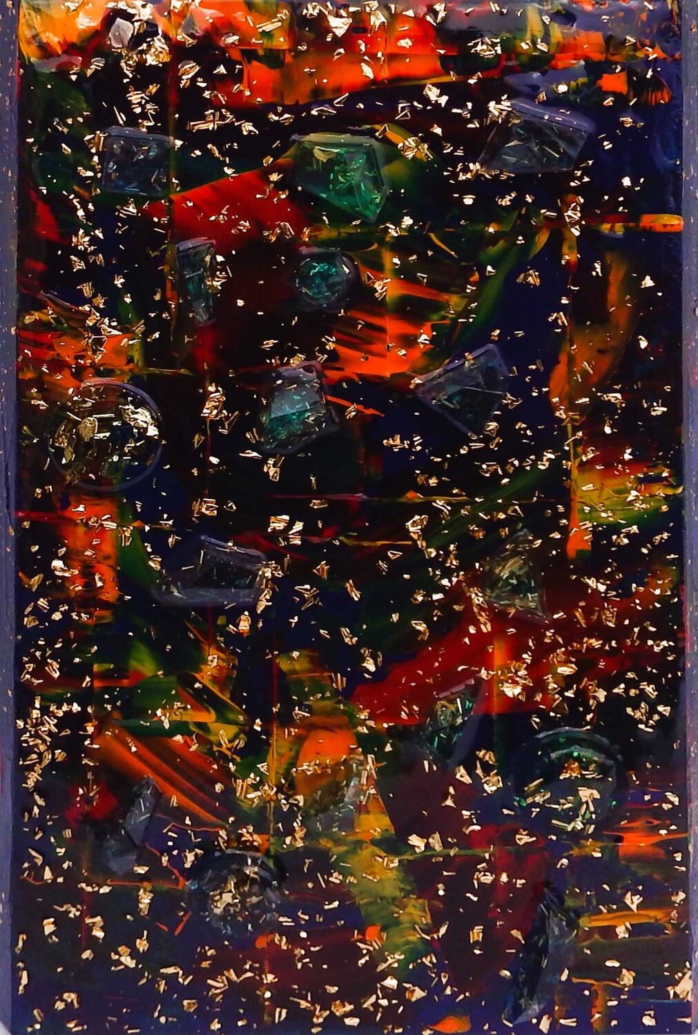 JARDINES DE LA REINA Riff 25 40 3 H Rudi Art Peters Original painting for sale