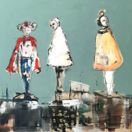 Viento Atlántico by Roberto Gutiérrez Currás, Painting for Sale on Select