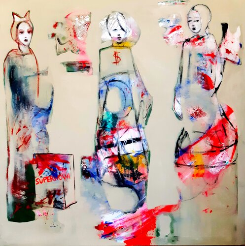Champagne Supernova by Roberto Gutiérrez Currás, Painting for Sale on Select