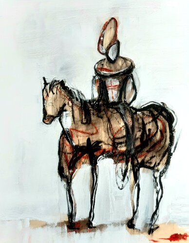Huellas by Roberto Gutiérrez Currás, Painting for Sale on Select