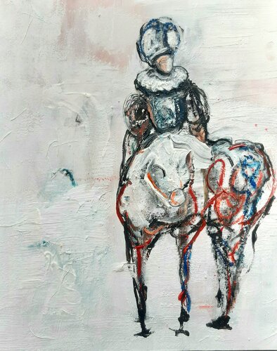 Desfile by Roberto Gutiérrez Currás, Painting for Sale on Select