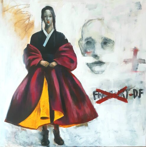 Frankfurt - DF by Roberto Gutiérrez Currás, Painting for Sale on Select