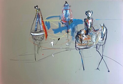 Preludio by Roberto Gutiérrez Currás, Painting for Sale on Select