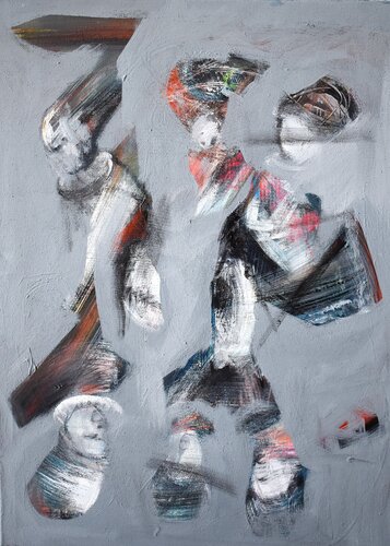 Conflicto by Roberto Gutiérrez Currás, Painting for Sale on Select
