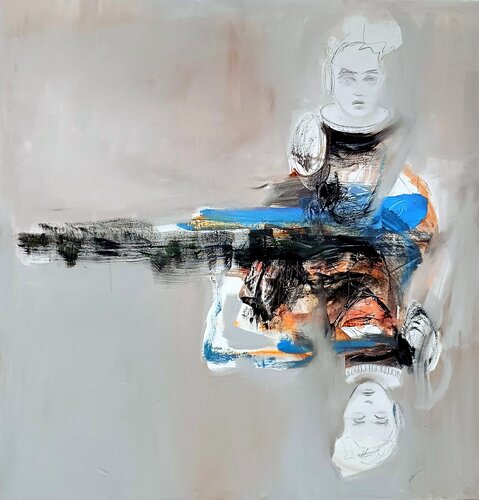 Double State by Roberto Gutiérrez Currás, Painting for Sale on Select