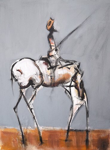 Don Quijote. Lugares para una mancha by Roberto Gutiérrez Currás, Painting for Sale on Select