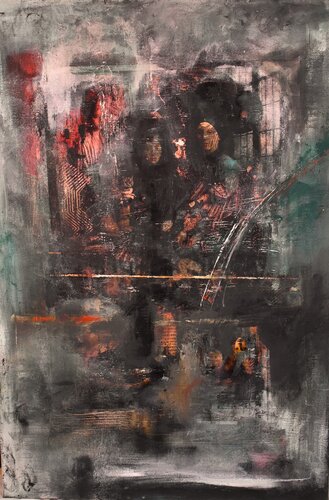 Materia Viva by Roberto Gutiérrez Currás, Painting for Sale on Select