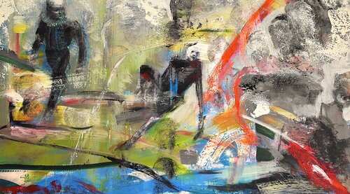 París Subterráneo by Roberto Gutiérrez Currás, Painting for Sale on Select