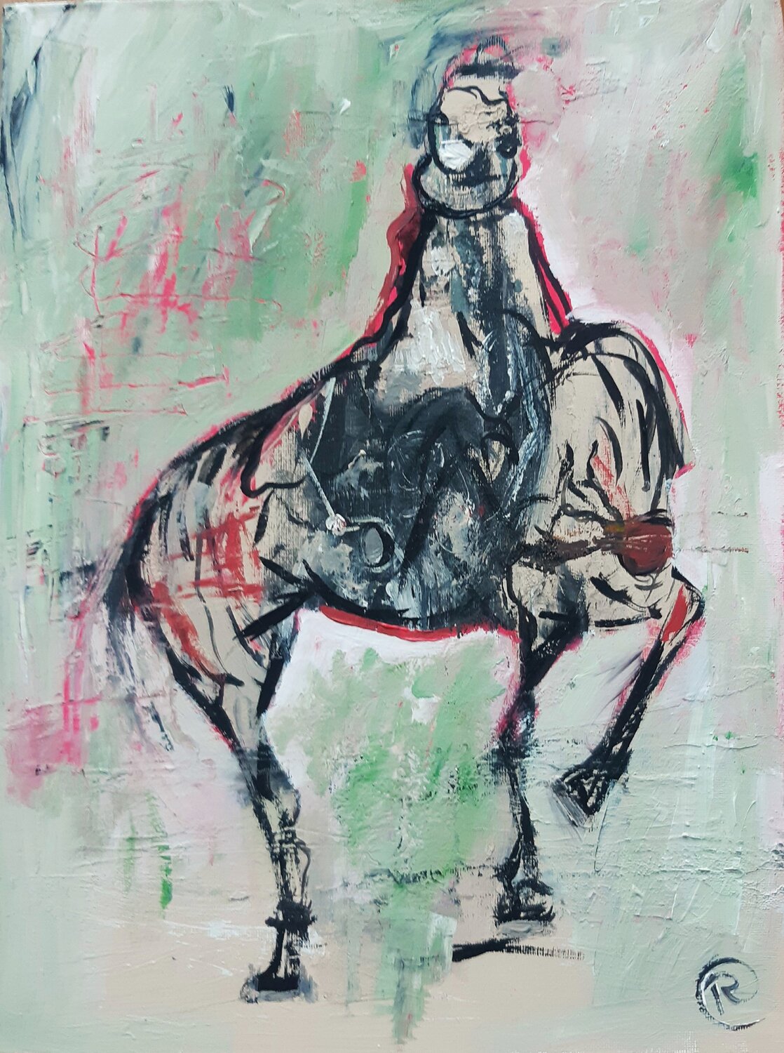 Incertidumbre , principio y final Roberto Gutiérrez Currás Original painting for sale