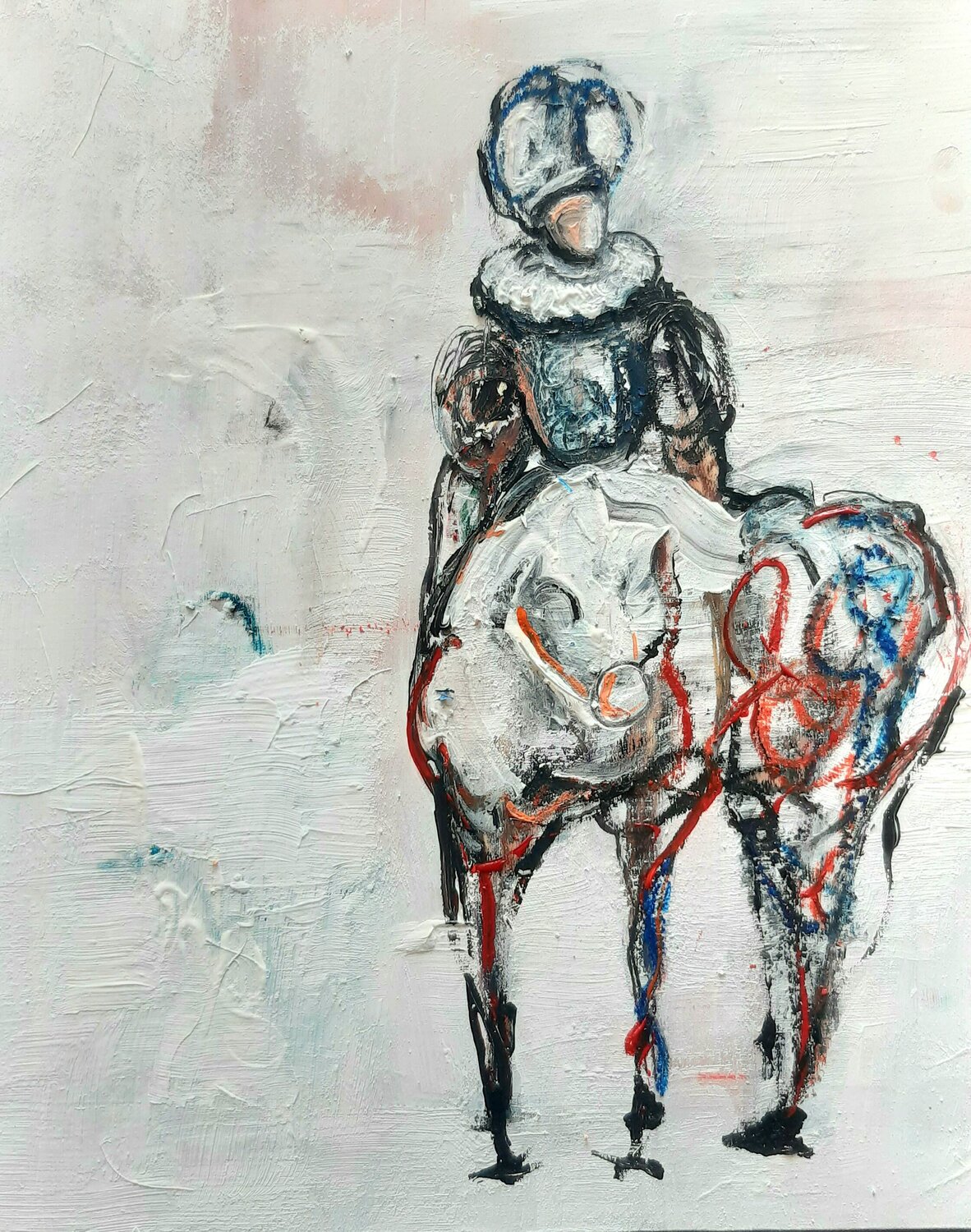 Desfile Roberto Gutiérrez Currás Original painting for sale