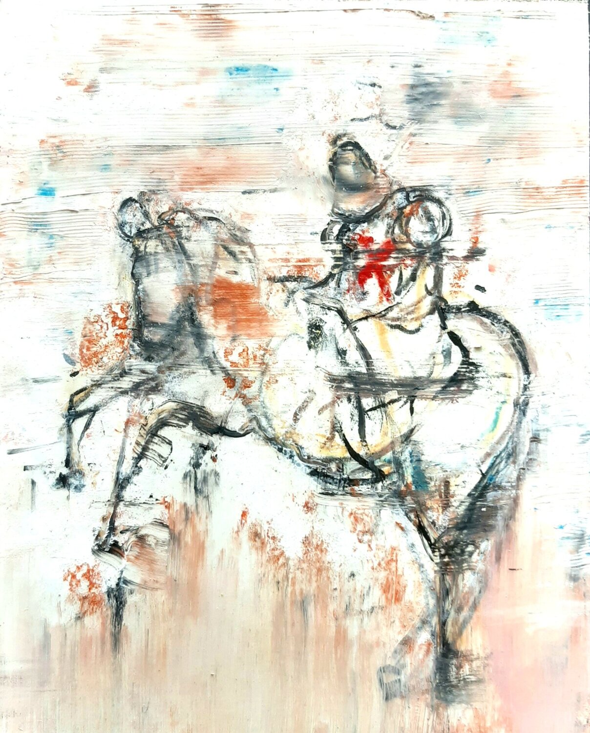 Poder y gloria Roberto Gutiérrez Currás Original painting for sale