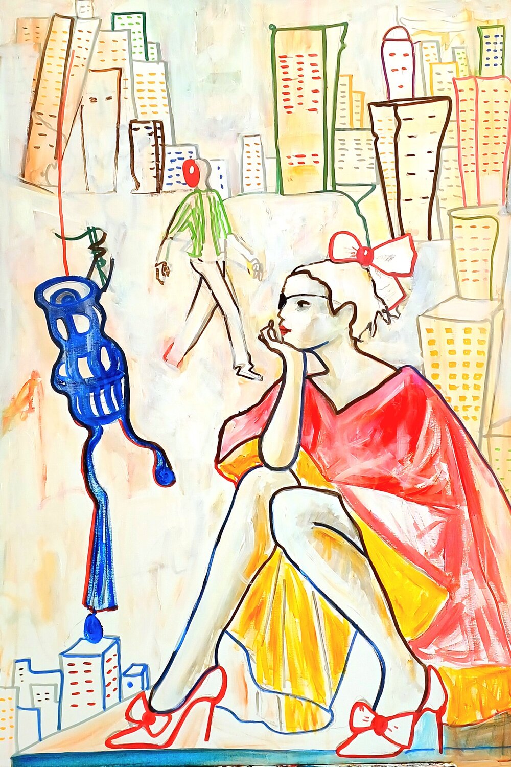 Disonancias Roberto Gutiérrez Currás Original painting for sale