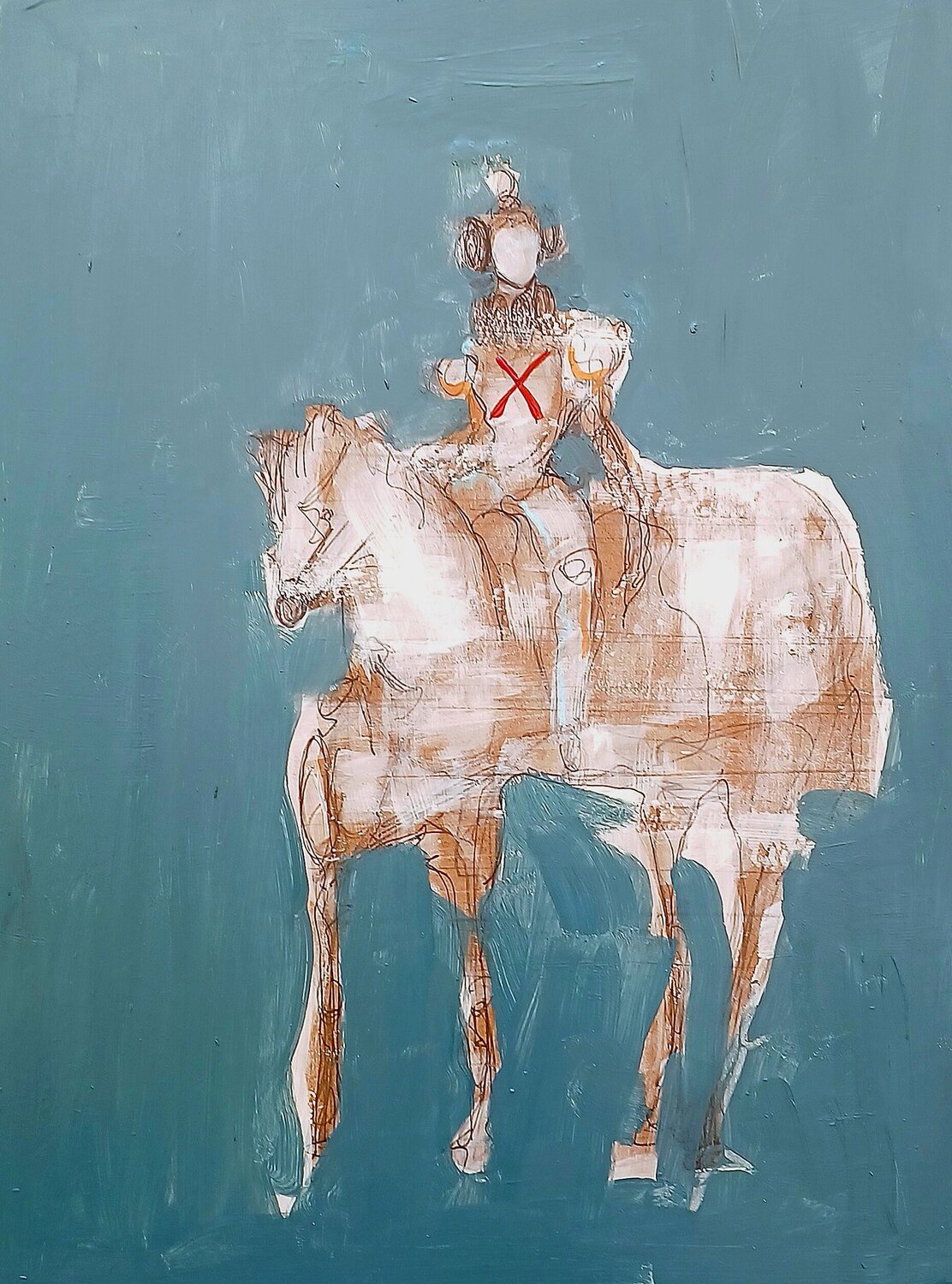 Deconstruccion Roberto Gutiérrez Currás Original painting for sale