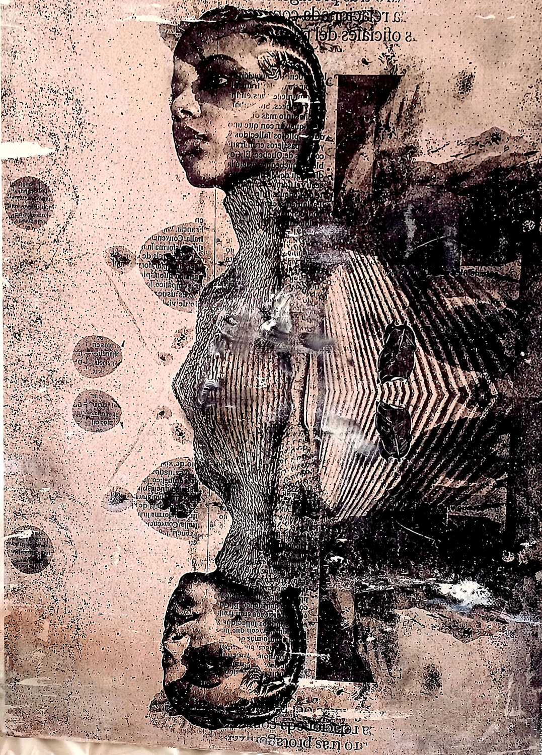 Desplazamiento Roberto Gutiérrez Currás Original painting for sale