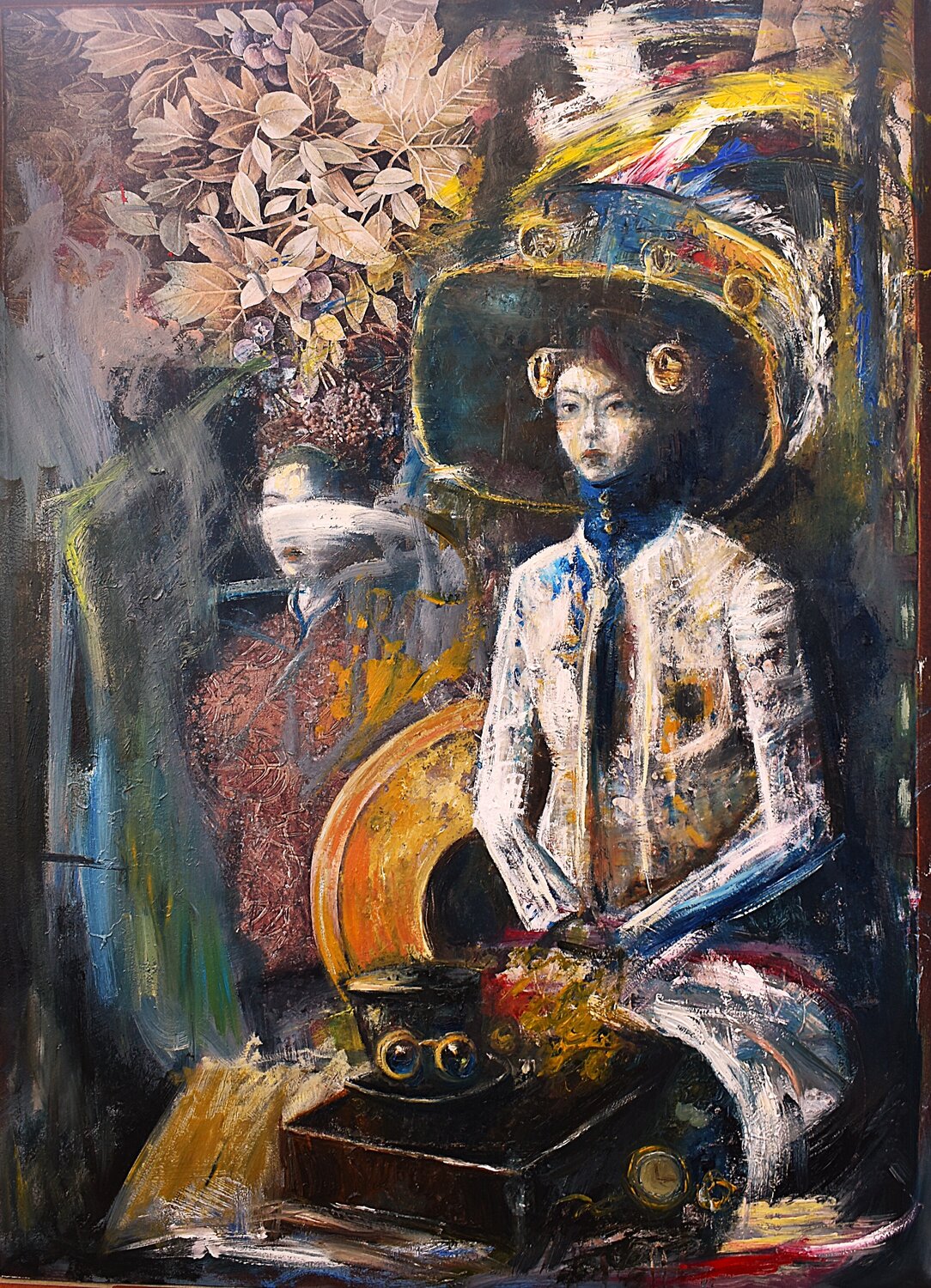 La habitación Roberto Gutiérrez Currás Original painting for sale