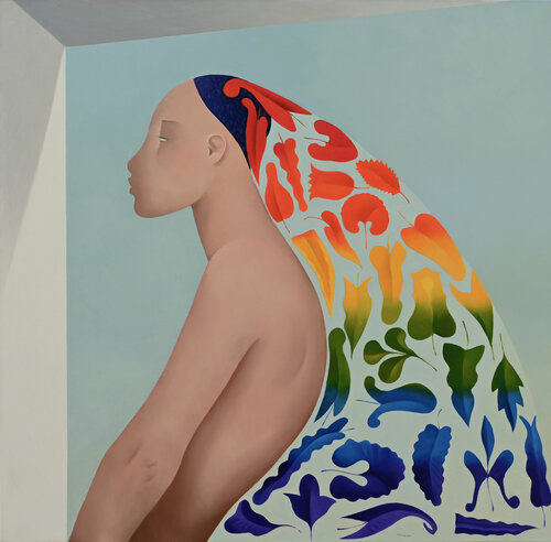 Profilo dell'arcobaleno by Cesare Reggiani, Painting for Sale on Select