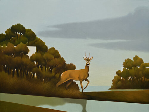 Canzone dell'autunno by Cesare Reggiani, Painting for Sale on Select