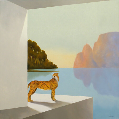 L'altra aurora by Cesare Reggiani, Painting for Sale on Select