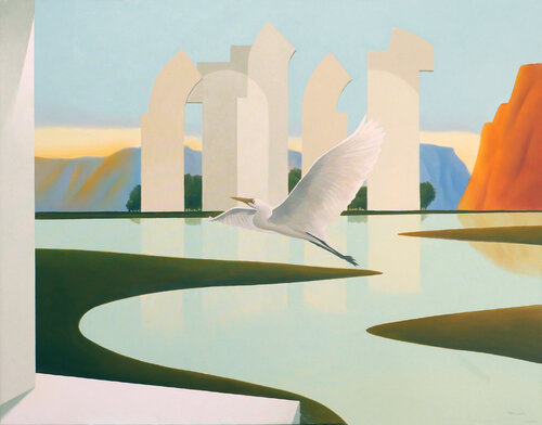 Archi dell'apparenza by Cesare Reggiani, Painting for Sale on Select