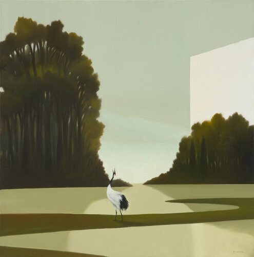 Foresta del canto by Cesare Reggiani, Painting for Sale on Select