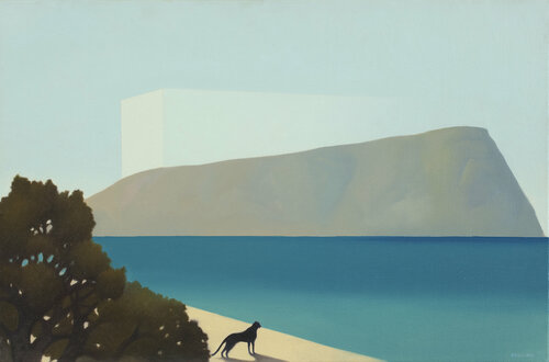 L'isola assoluta by Cesare Reggiani, Painting for Sale on Select