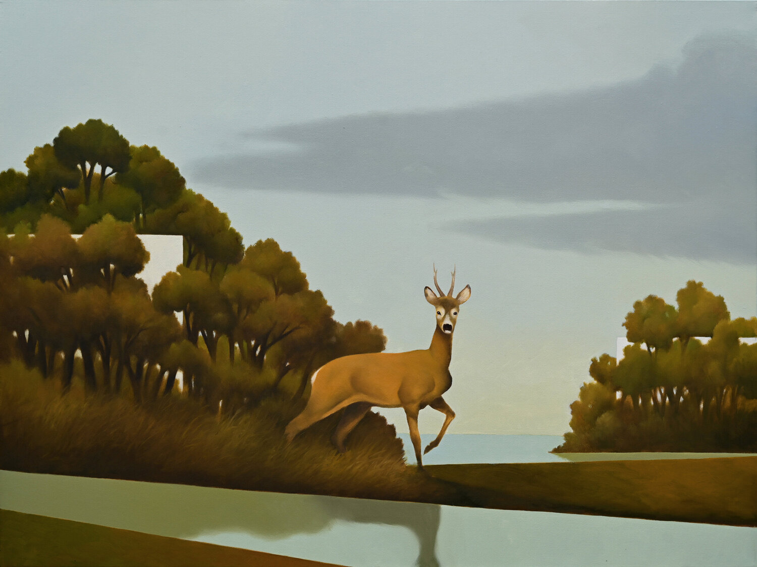 Canzone dell'autunno Cesare Reggiani Original painting for sale