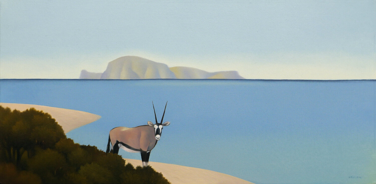 Calma di mare Cesare Reggiani Original painting for sale