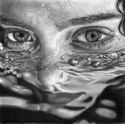 Submerged #A by Paul Stowe, Drawing for Sale on Select