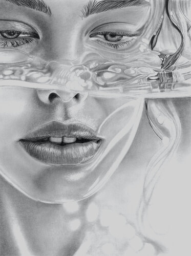 Underwater #5 by Paul Stowe, Drawing for Sale on Select