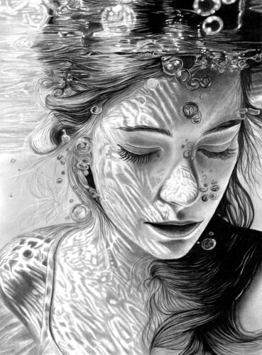 Underwater #6 by Paul Stowe, Drawing for Sale on Select