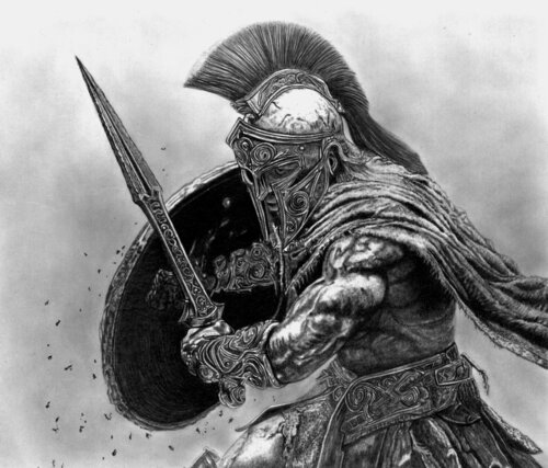 Gladiator by Paul Stowe, Drawing for Sale on Select