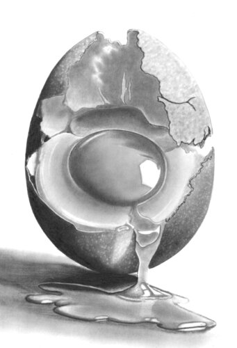 A Dozen Eggs #1 by Paul Stowe, Drawing for Sale on Select