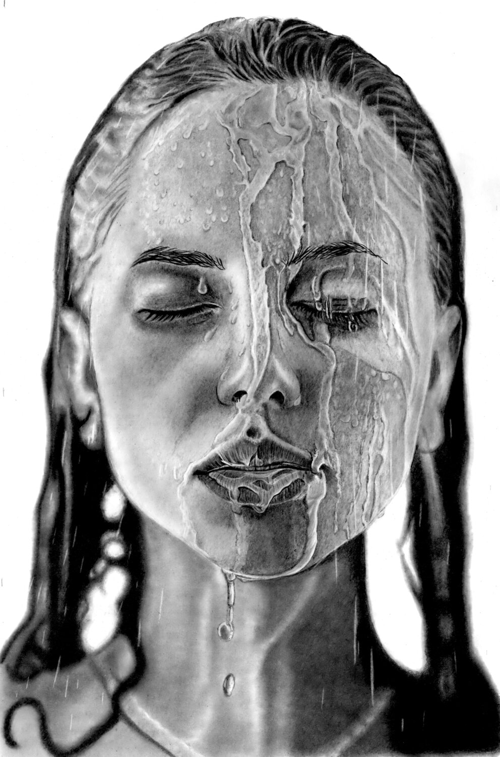 WET! Paul Stowe Drawing for sale