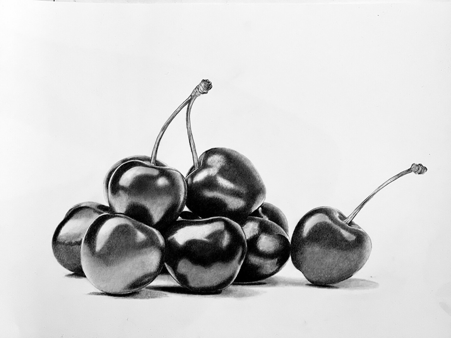 Cherries #2 Paul Stowe Drawing for sale