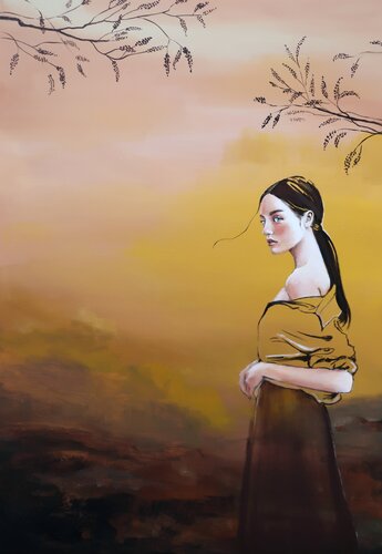 GOLDEN DAWN by Petra Kaindel, Painting for Sale on Select