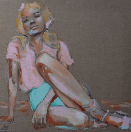 LE BONHEUR by Petra Kaindel, Painting for Sale on Select